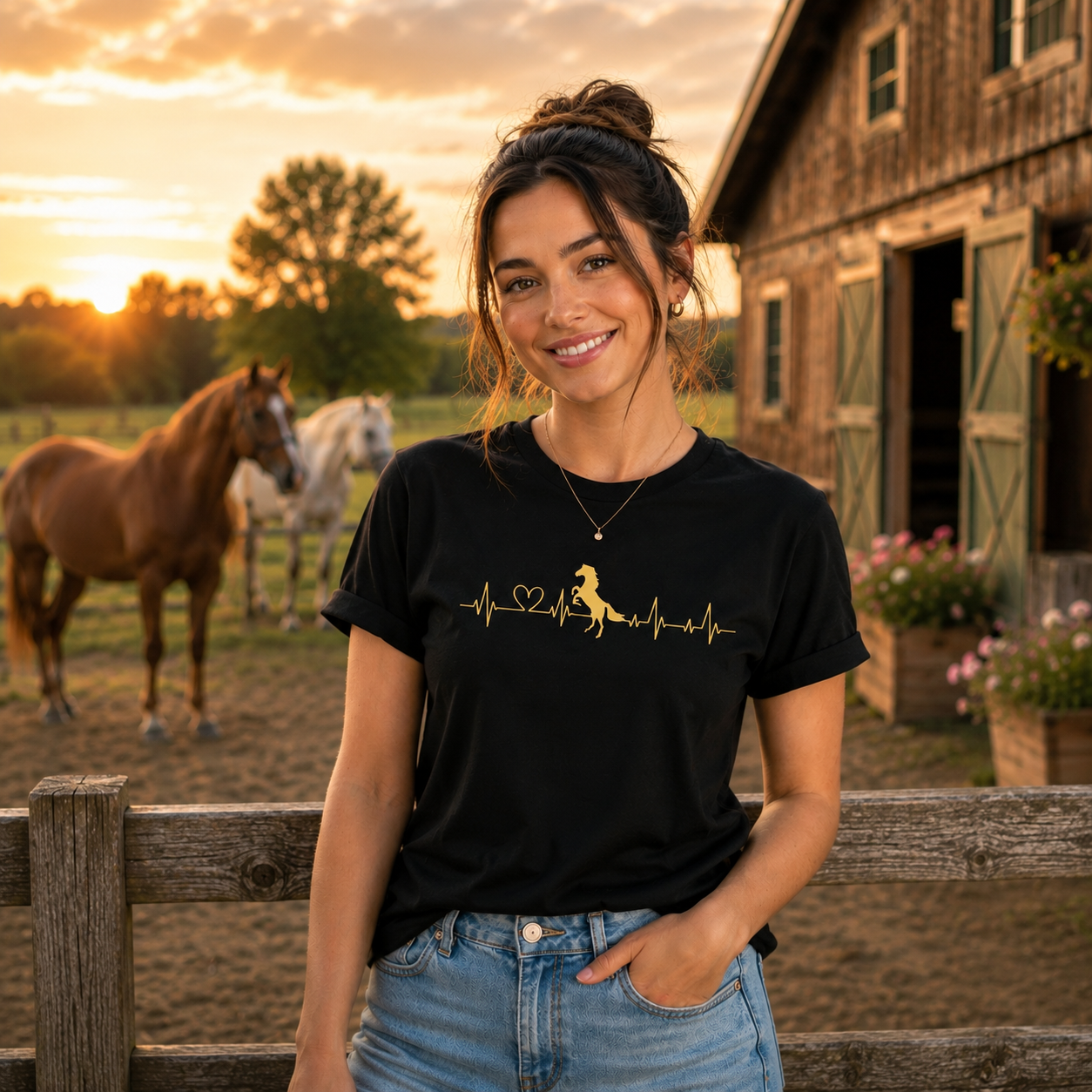 T-Shirt - Pferdeliebe