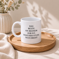 Tasse „Das Beste an meinem Job“
