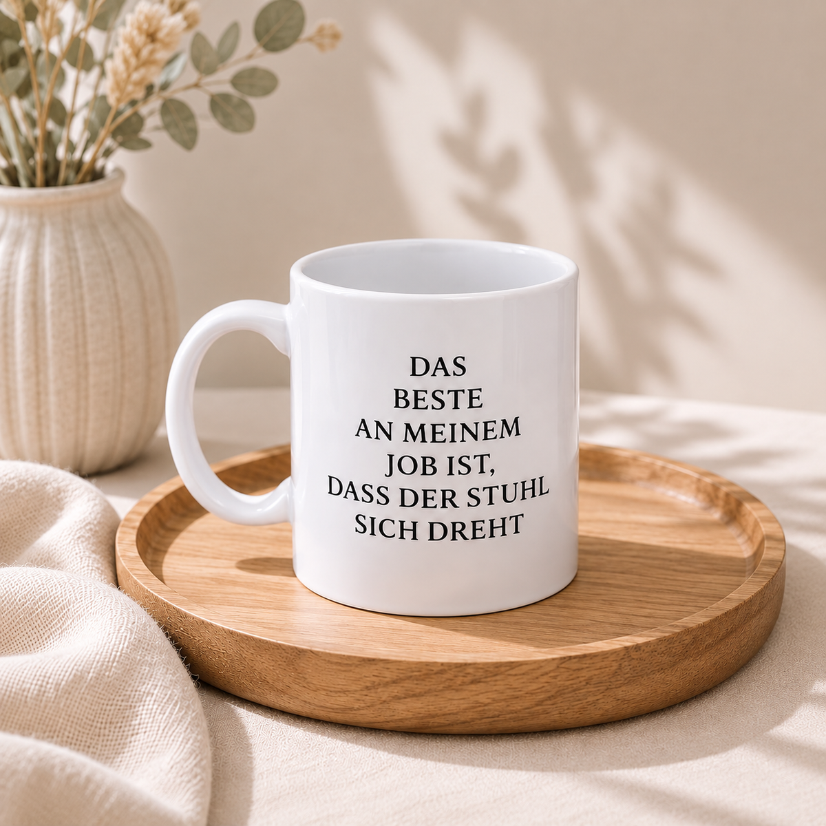 Tasse „Das Beste an meinem Job“