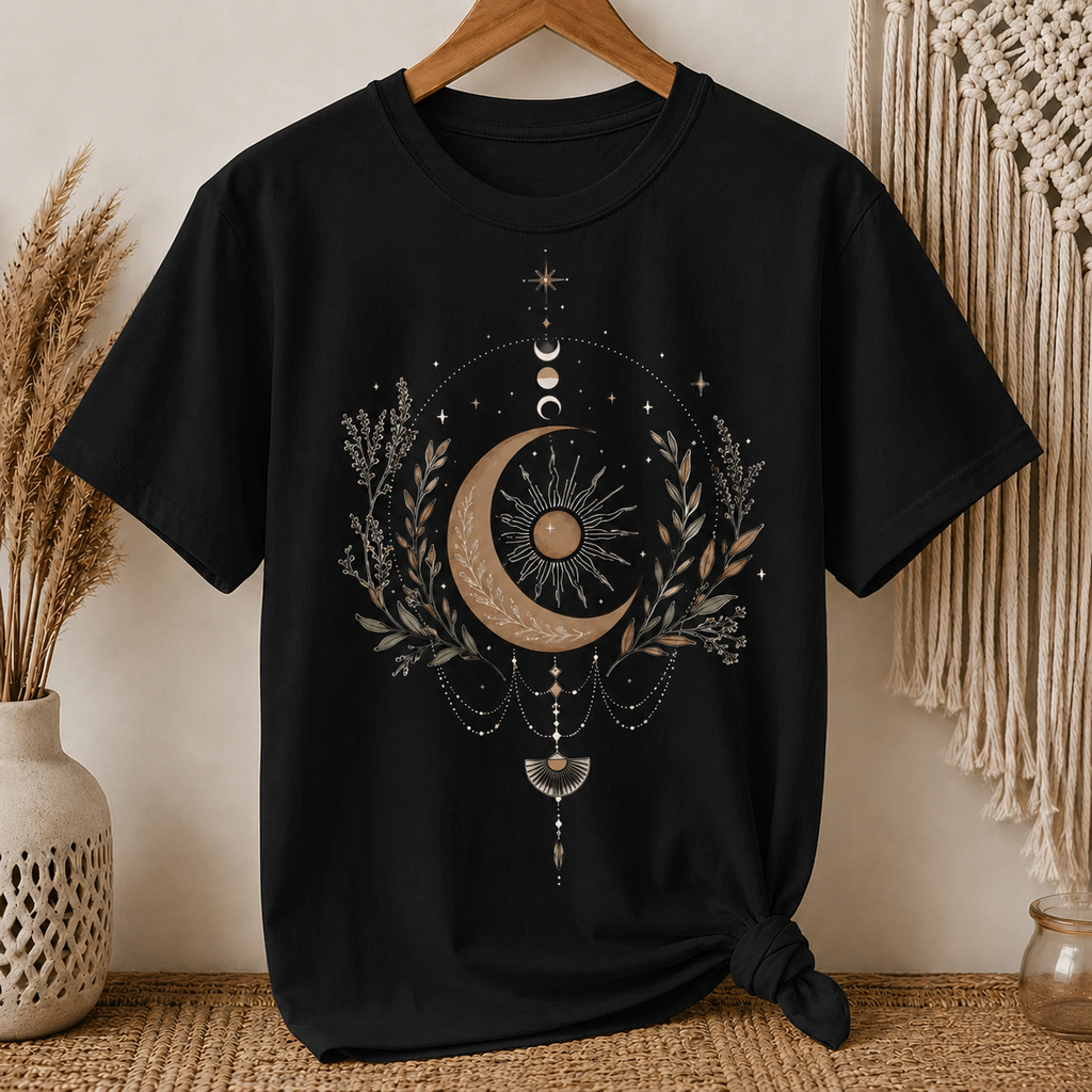 Mondzauber Shirt – Boho Spirit