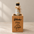 Glücks-Pils aus Holz