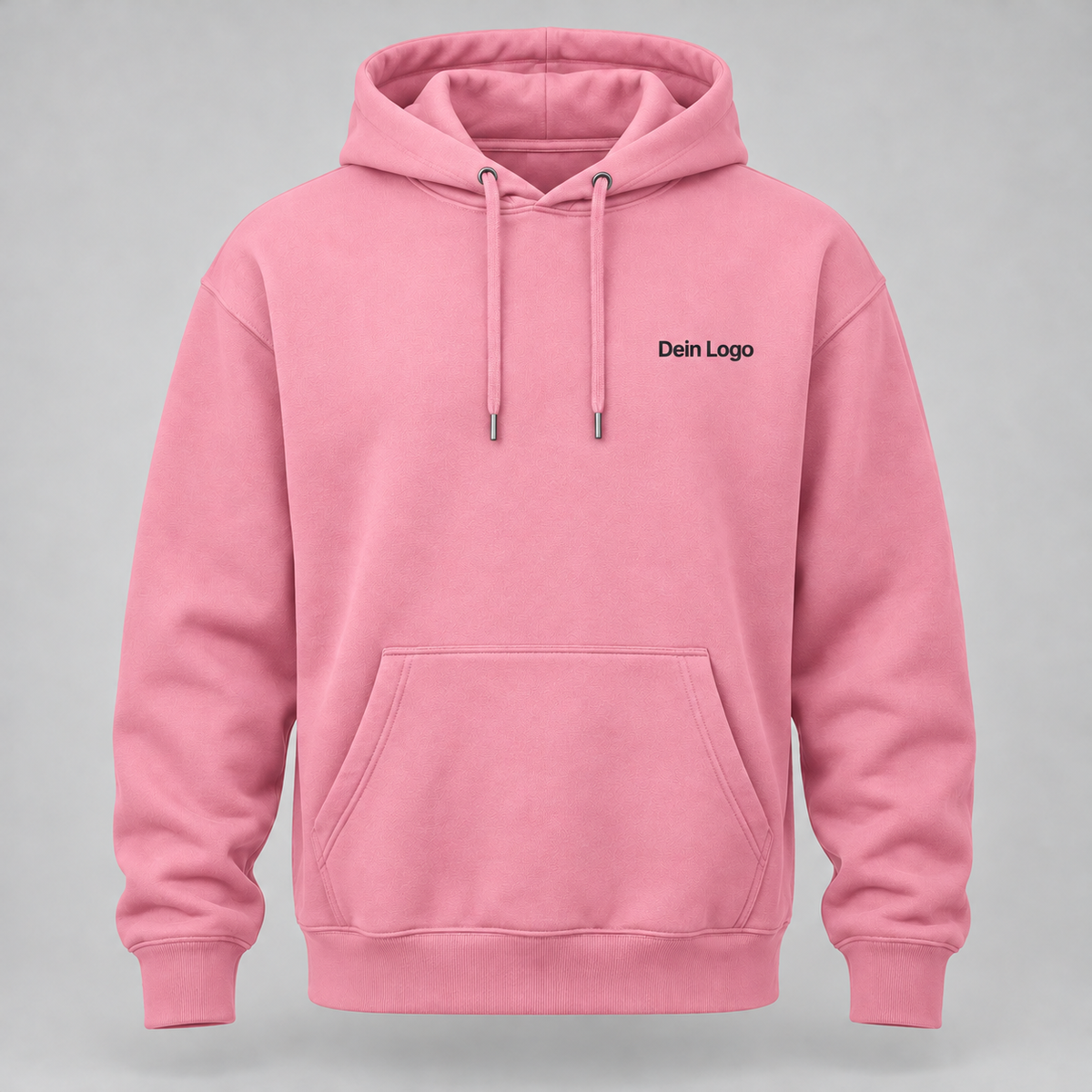 Personalisierter Hoodie – Rosa – Vorderseite