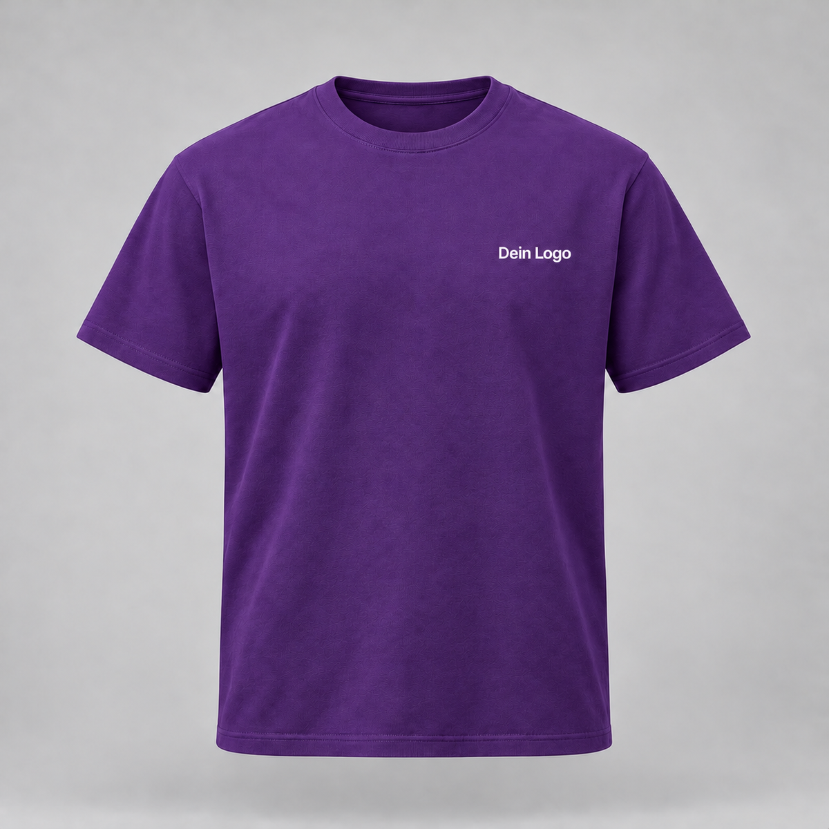 Personalisiertes T-Shirt – Lila – Vorderseite