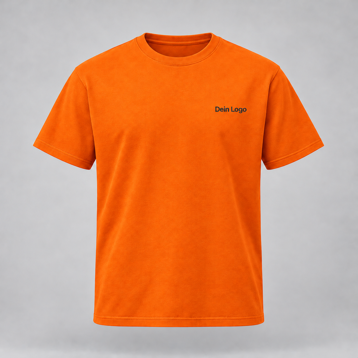Personalisiertes T-Shirt – Orange – Vorderseite