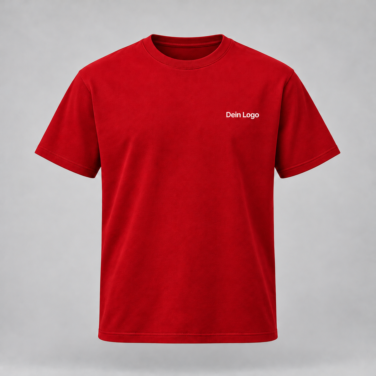 Personalisiertes T-Shirt – Rot – Vorderseite
