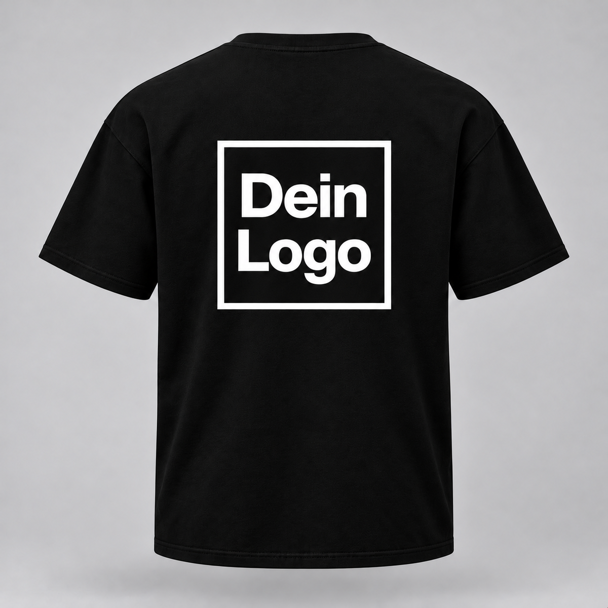Personalisiertes T-Shirt – Schwarz – Rückseite