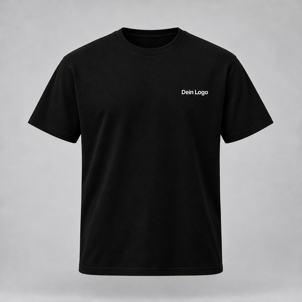 Personalisiertes T-Shirt – Schwarz – Vorderseite